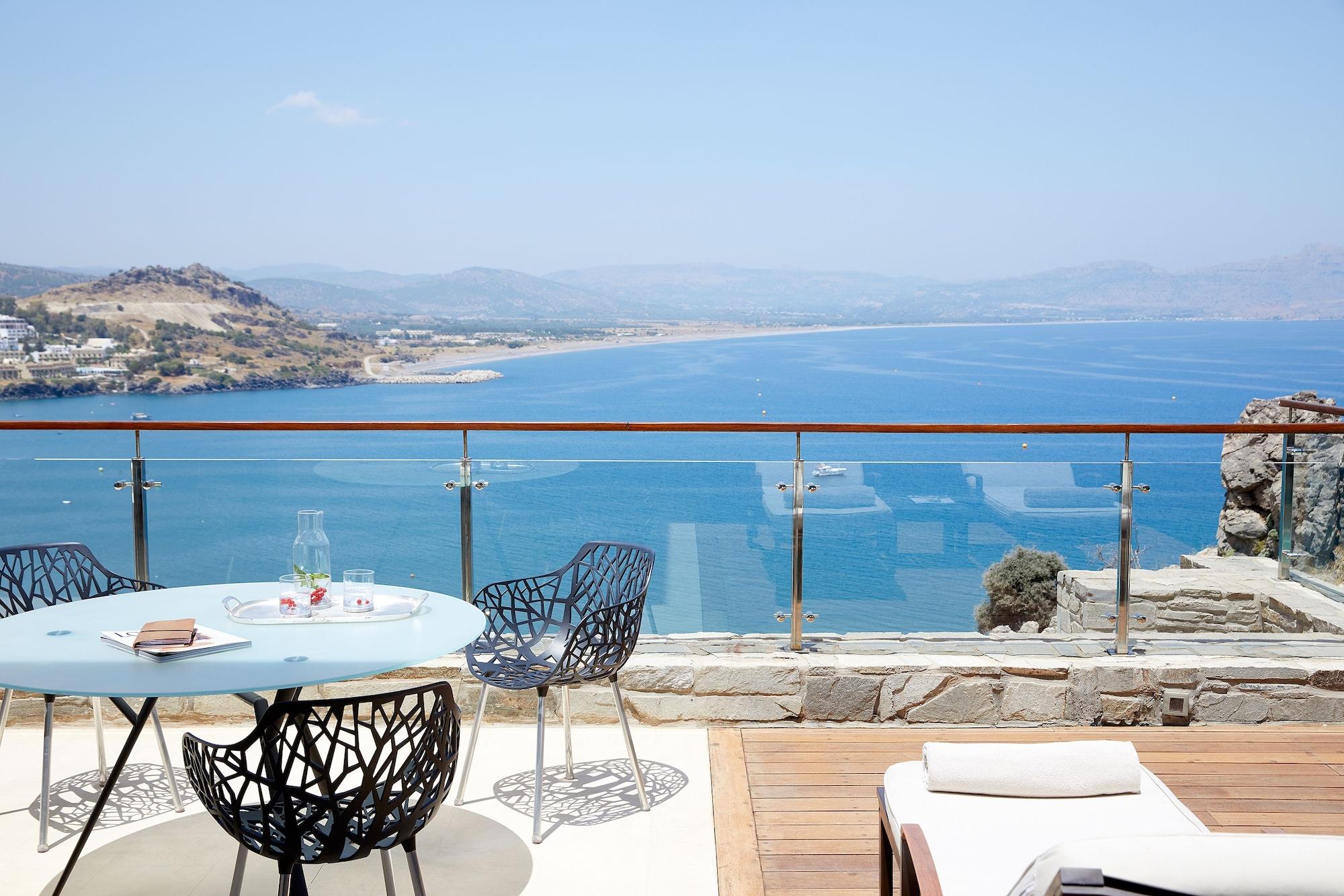 Lindos Blu Luxury Hotel-Adults Only Kültér fotó