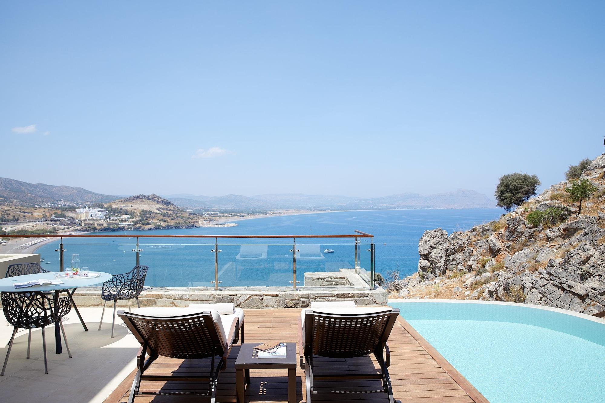 Lindos Blu Luxury Hotel-Adults Only Kültér fotó