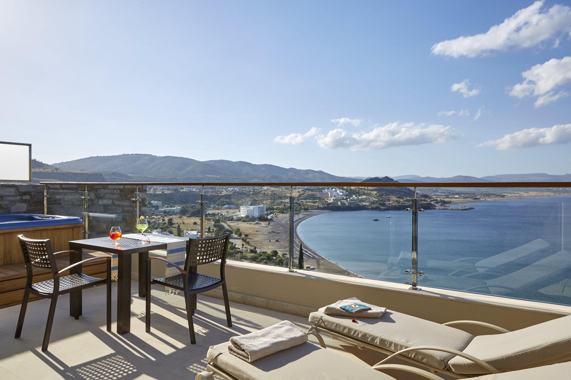 Lindos Blu Luxury Hotel-Adults Only Kültér fotó