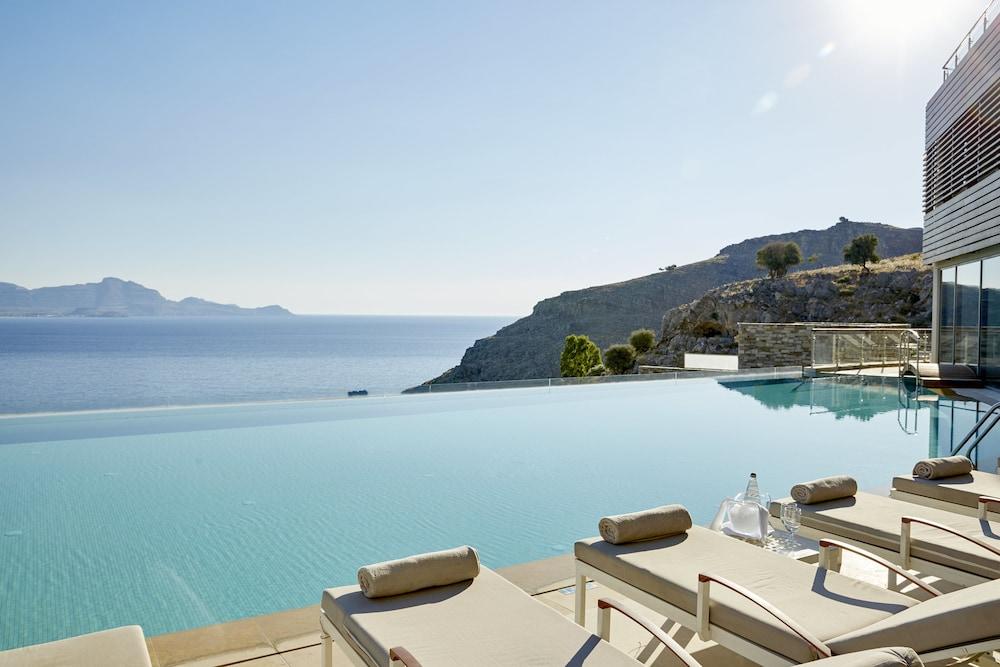 Lindos Blu Luxury Hotel-Adults Only Kültér fotó