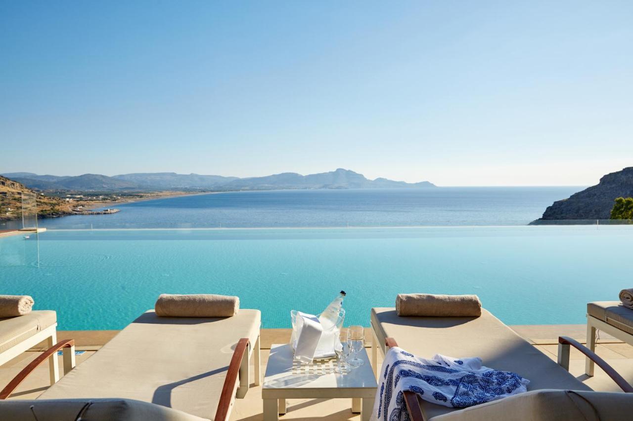 Lindos Blu Luxury Hotel-Adults Only Kültér fotó